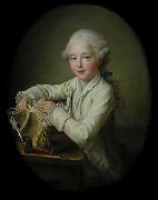 Portrait of marquis de Briges, aged 7, Francois-Hubert Drouais